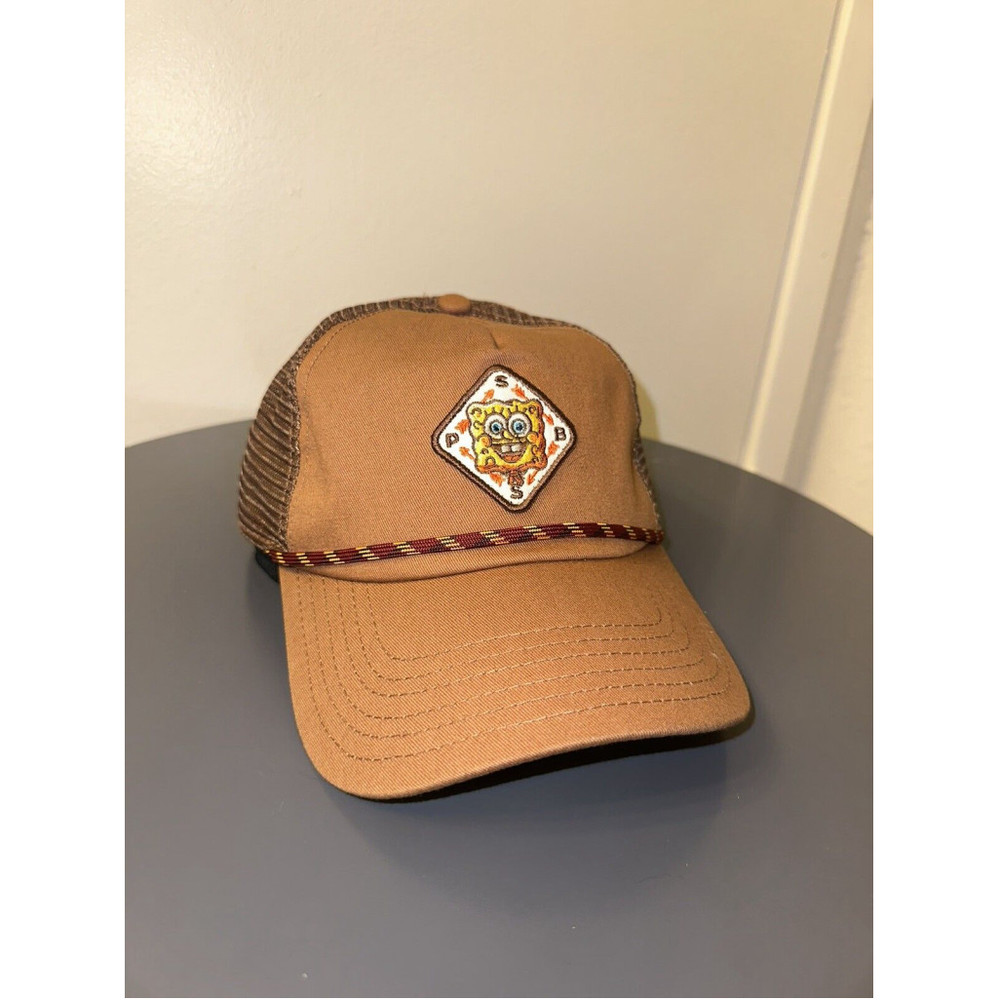 SpongeBob Square Pants - Brown SnapBack - Dad Hat - Kamp Koral Rope Camp Novelty
